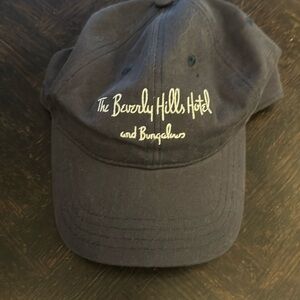 Navy Beverly Hills Hotel hat